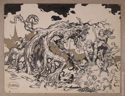 Original Art for Bladesmen (1990) Issue 1, Pages 26 & 27 by Dell Barras and Craig Stormon | mycomicshop.com