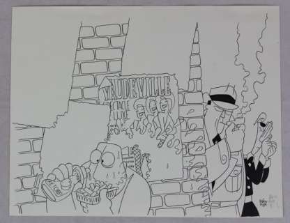 Hanco Kolk | Hanco Kolk - Originele Cover - Inspecteur Netjes - voor weekblad SjoSji (ongepubliceerd) - Formaat 33 x 26 cm - (1998) | Catawiki