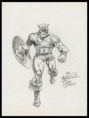 Dave Simons | Captain America sketch art | ArchAngels