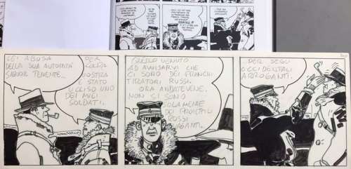 Hugo Pratt | Corto Maltese - Original Strip Â«La Jeunesse de CortoÂ» - Page volante - (1981) | Catawiki