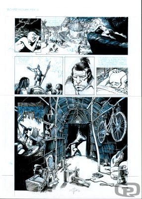 Olivier Vatine | Niourk Volume 1, Page 10 - Original Art by Olivier Vatine | Pulp’s Art