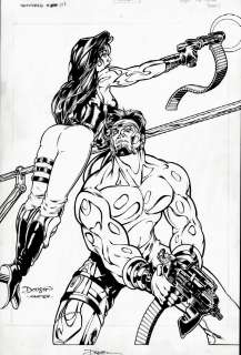 Terry Dodson Mark Farmer - wildstorm wetworks card set #107