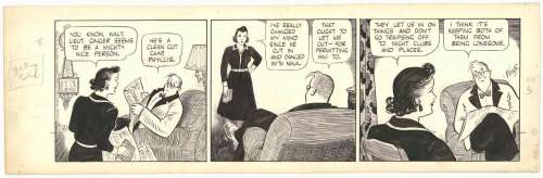 Frank King | King – Gasoline Alley Original Daily Strip 2/18/1944 NO RESERVE! | Russ Cochran