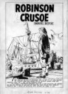 Sam Citron - CLASSICS ILLUSTRATED : # 148  ROBINSON CRUSOE PAGE 1 SPLASH