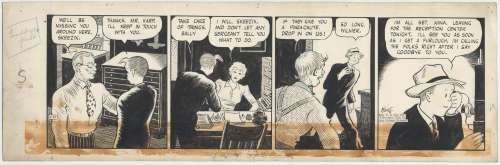 Frank King | King – Gasoline Alley Original Daily Strip 6/20/1942 NO RESERVE! | Russ Cochran