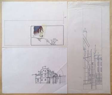 Yslaire | Yslaire - 3 x Dessins originaux de Yslaire - Sambre - Page volante | Catawiki