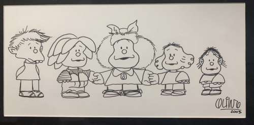 Quino - Quino - Original drawing - Mafalda - (2003)