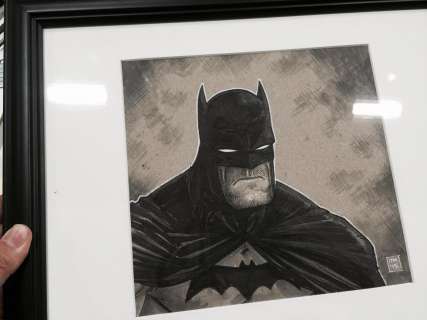 Tony Moore - batman commission framed - 2015 signed