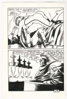 Magnus (Roberto Raviola) | Gesebel # 4 - Magnus - tavola originale "La Notte dei Pipistrelli" - Exemplaire unique - (1966) | Catawiki