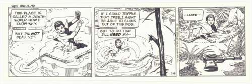 Gil Kane | Kane - STAR HAWKS, Daily Strip (3/18/1981) NO RESERVE! | Russ Cochran