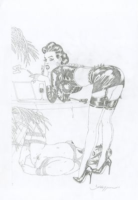 Roberto Baldazzini – “Miss Lucrezia e Venus 19+ M01” – Illustrazione pubblicata | Cart Gallery