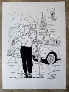 Eho, Jérôme | Eho, Jérôme - Dessin original - Lefranc - (2019) | Catawiki