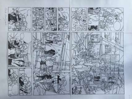 Kuijpers, Henk | Original page (p.24)  - Franka 21  - Het zilveren vuur  - (2009) | Catawiki