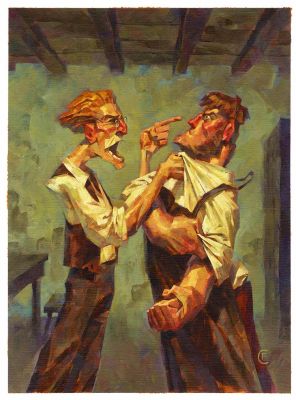 Corli, Francesco | “Le Avventure di Pinocchio – Storia di un Burattino” – illustrazione 04 | Cart Gallery