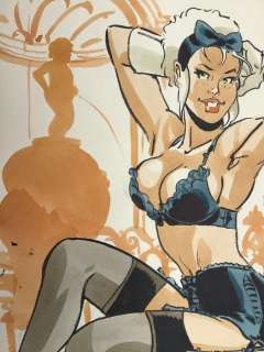 Meynet, Félix | Meynet, Félix - Dessin original couleur - Mirabelle coquine Ã  Bruxelles | Catawiki