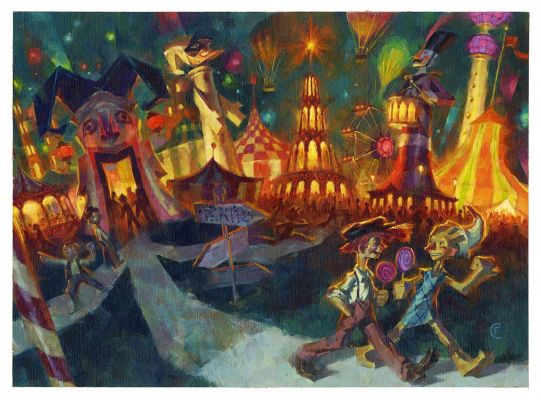 Corli, Francesco | “Le Avventure di Pinocchio – Storia di un Burattino” – illustrazione 41 | Cart Gallery