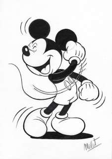 Millet | Mickey Mouse - Millet - Original Drawing | Catawiki