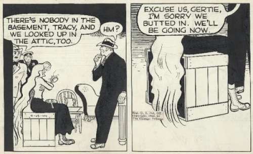 75: Gould Dick Tracy daily 9/13/44 original comic art | Russ Cochran