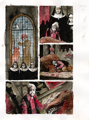 “Hellboy – the Monster of Nivola” – tav.11 | Cart Gallery