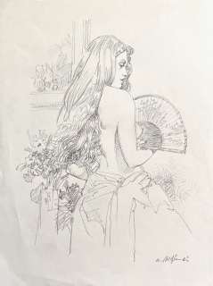 Alessandro Biffignandi | Alessandro Biffignandi - Studio originale - Page volante - Exemplaire unique | Catawiki