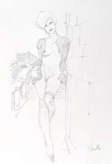Leone Frollo | Pin Up - Leone Frollo - illustrazione originale - Page volante | Catawiki
