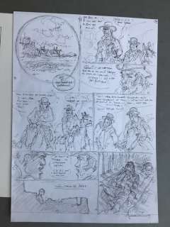 Hermann | Hermann - Planche originale crayonnée - Duke T4 - La Dernière fois que j’ai prié - (2020) | Catawiki