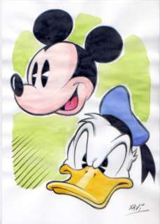 Xavi (Xavier Vives Mateu) | MIckey and Donald - Dibujo original - Mickey and Donald - Size: 21 x 29,7 cm. - (2020) | Catawiki