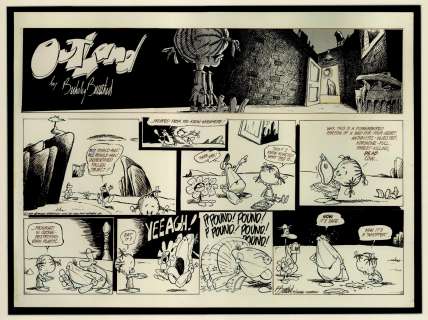 Berke (Berkeley) Breathed | Breathed - OUTLAND, Rare Sunday Page (1989) | Russ Cochran