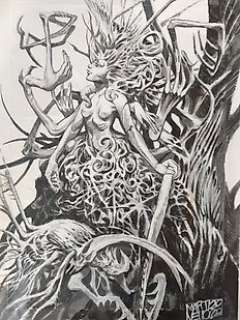 Paolo Martinello - Woman - Paolo Martinello illustrazione originale - Page volante - Exemplaire unique