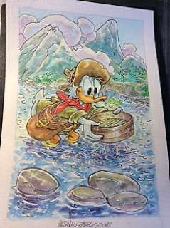 Alessandro Gottardo | Gottardo, Alessandro - Original drawing - Scrooge - â€œEterno ritorno al Klondikeâ€ - Page volante - (2020) | Catawiki