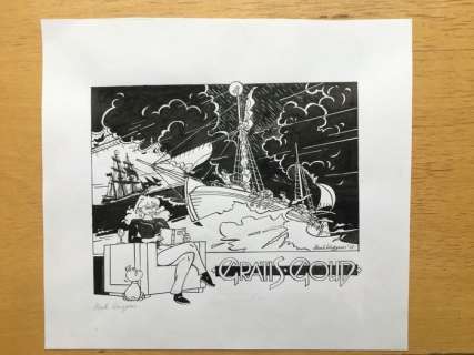 Kuijpers, Henk | Franka - Originele tekening Franka Magazine 22, pag. 4 "Lutine" - (2021) | Catawiki