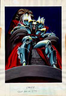 Earl Norem - x-men 1994 fleer ultra card #64 stryfe painting