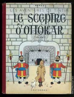 Hergé | TINTIN 08. Le Sceptre d’Ottokar. Edition dite Grande image. Casterman | Coutau Bégarie