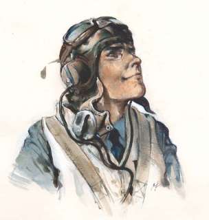 Follet | Biggles, illustration Ã  la gouache sur papier des… | Millon
