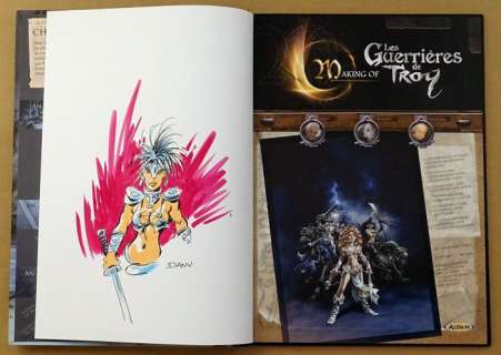 Dany | Dany - Tirage de Luxe "Les Guerrières de Troy T.1 Yquem Le généreux" Dédicacé - Cartonné - EO (2010) | Catawiki