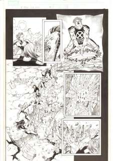 Sandu Florea, Sean Chen - X-Men: the End #4 P.21 - Feral, Domino, And Rictor Action - 2004
