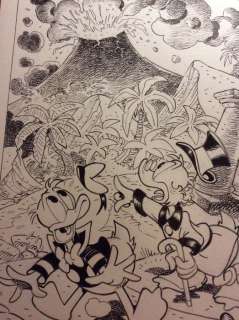 Alessandro Gottardo | Alessandro Gottardo - Illustrazione Originale - â€œSotto il vulcanoâ€ - Page volante - Exemplaire unique - (2019) | Catawiki