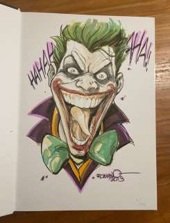 Molenaar, Romano | Artdiction - The art of Romano Molenaar - Sketchbook Vol. 1 + Originele tekening in kleur van ’The Joker’ door Romano + ex-libris - Cartonné - (2013) | Catawiki