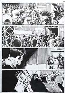 Daniele Bigliardo - Dylan Dog n. 371 - Daniele Bigliardo - original page crossover Dampyr - Page volante - (2017)