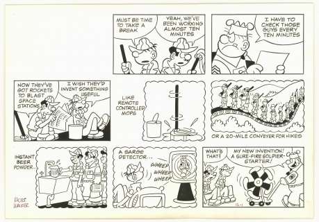 Mort Walker | Walker - BEETLE BAILEY, Sunday Page (12/01/??) NO RESERVE! | Russ Cochran
