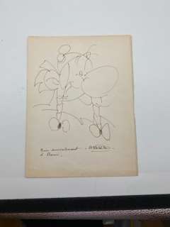 Uderzo | Uderzo, Albert - Dessin original dédicacé - Obélix - (années 1970) | Catawiki