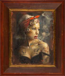 Maly Siri - Peinture intitulée ?I love Wanda? - Pin-up Art