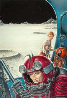 Edmund (Emsh) Emshwiller (American, 1925-1990)
 Have Spacesuit-Will Travel, Fantasy and Science Fiction cover, August 19... | Heritage