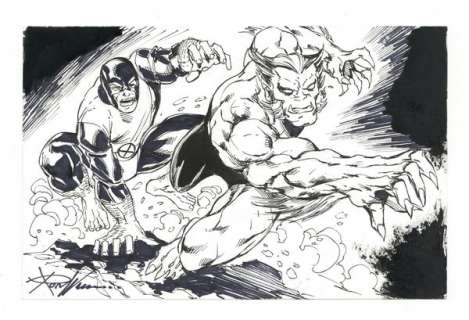 Beast (Two Forms) Sketch by Ron Williams | mycomicshop.com