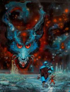 Kelly Freas (American, 1922-2005)
 The Werewolf Principal paperback cover, 1982
 Acrylic on board
 18-1/2 x 13-3/4 in.
 ... | Heritage