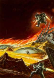 Edmund Emshwiller (American, 1925-1990)
 Starship Soldier, The Magazine of Fantasy and Science Fiction cover, November 1... | Heritage