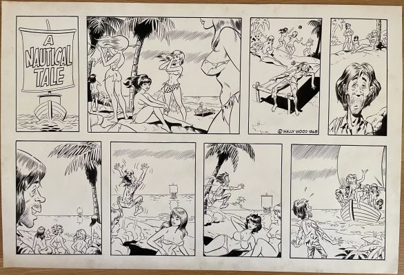 Wallace Wood | 1968 Military Magazine strip | Thornbush Art