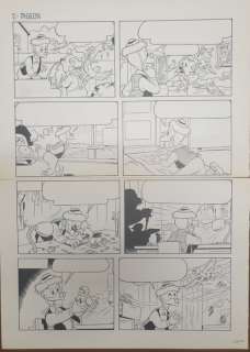 Walt Disney | Tino Santanach Hernandez - Tavola originale - D7516 - Gyro Gearloose - The Mechanical Pigeon - (1986) | Catawiki