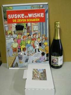 Paul Geerts / Luc Morjeau + Studio | Suske en Wiske - De zeven schaken - luxe + tal van extra’s en opdrachttekening - Cartonné - EO - (2021) | Catawiki