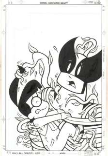 Gary Fields - x-men / marvel kids #1 cover - wolverine - signed